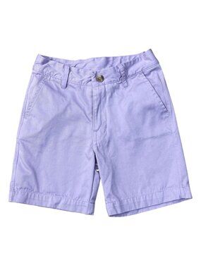 The Beaufort Bonnet Company Boy Chino Shorts Size 8 Purple Cotton